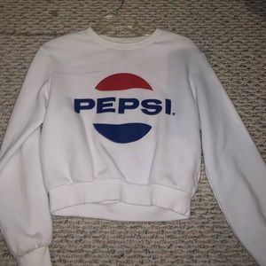 Pepsi cropped sweater